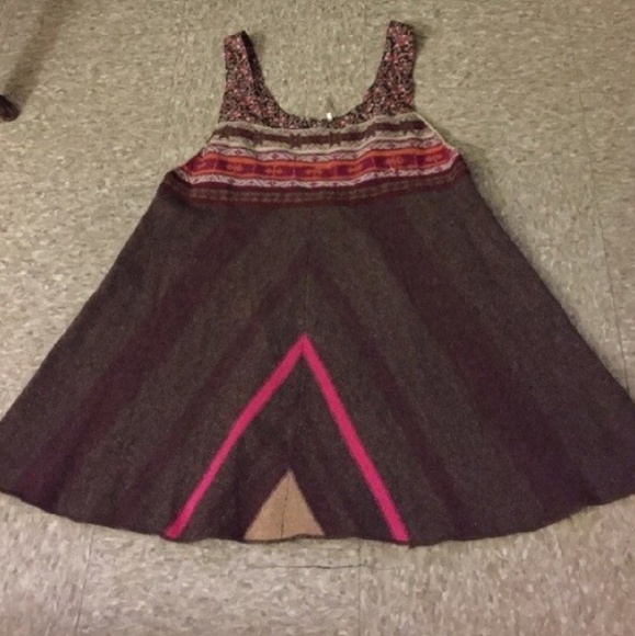 Free People Mixed Media Tunic Tank - Picture 7 of 8